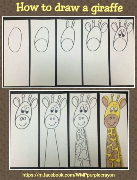 directed drawing giraffe|directed drawing for kids giraffe.